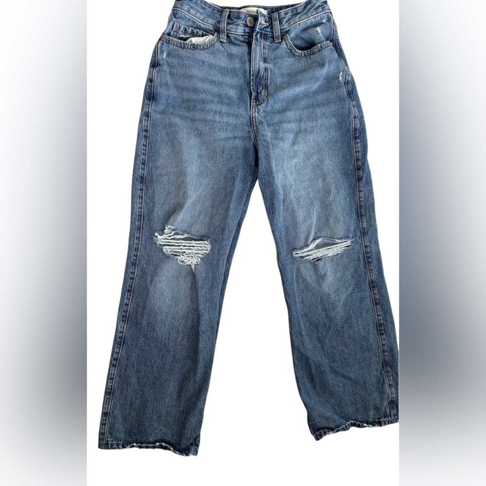 Hollister Relaxed Blue Denim Pants